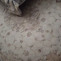 فرش ۴×۳ کرمی گردویی