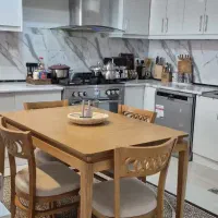 میز نهارخوری چوب چهار نفره