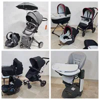 فروشگاه دست 2 کالسکه کریر دو قلو گهواره برقی دوقلو