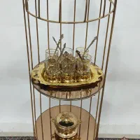 یک جفت استند و ست کامل چایخوری و قندون