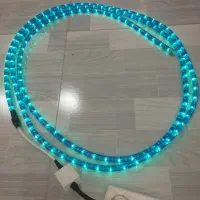 تعدادی ریسه چراغLEDشلنگی(گرد) و نواری(تخت)