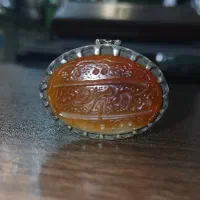 عقیق خطی قدیمی . قاجاری
