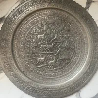 سینی مسی قلم زنی