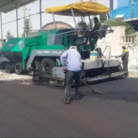 پخش اجرای آسفالت دستی و مکانیزه(کار در کل صفادشت)
