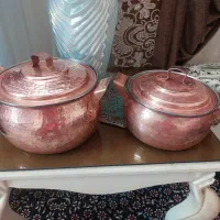 دوعدد قابلمه مسی نو استفاده نشده