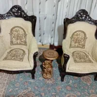 مبلمان سلطنتی ۷ نفره چوب گردو