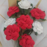 دسته گل بافت