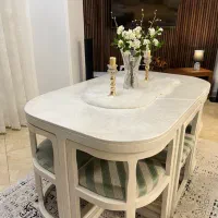 میز ناهارخوری کم جا ۶ نفره