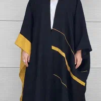 مانتو عبایی طرح پانچو مجلسی