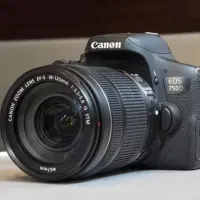 دوربین کنون مدل 750D لنز ۱۸-۱۳۵ کارکرد پایین