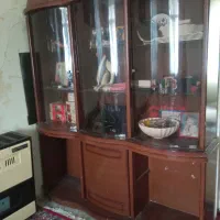 بوفه چوب ویترین