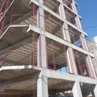 اجرای میلگرد بستر نبشی کشی ساختمان والپست