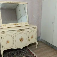 آینه کنسول چوب