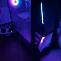 کیس گیمینگ اقتصادی به همراه مانیتور