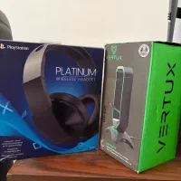 هدست sony گیمینگ پرچمدار و استند حرفه ای RGB