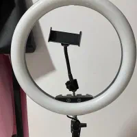 رینگ لایت RGB ۳۰ سانتی پایه‌دار با ریموت