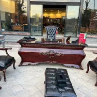 مبلمان اداری کلاسیک الفا میزمدیریت لاکچری کنفرانس
