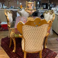 میز غذاخوری ۴ نفره چوبی