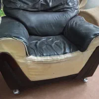 مبل هفت نفره چرمی