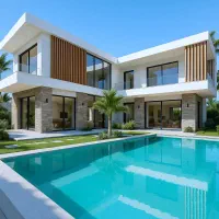 فروش ویلا لاکچری ژورنالی مدرن صحرای نارون
