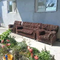 مبل ۷ نفره کارکرده مناسب باغ