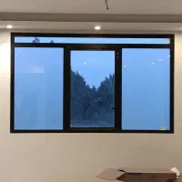 درب پنجره UPVC دوجداره توری بدون واسطه