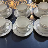 فنجون چایی خوری گل آبی