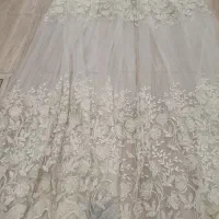 پرده تور گلدوزی زری ترک