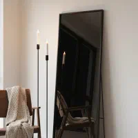 جاشمعی فلزی ، رنگ کوره ای ، کنارسالنی مشکی باکیفیت