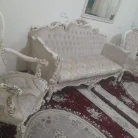 کلاف نیم ست مبل استیل کلاسیک سالم