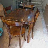 میز نهارخوری ۴نفره تمام چوب