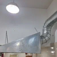 هود صنعتی گالوانیزه  به همراه فن تهویه
