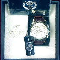 ساعت مچی  violet قاب استیل