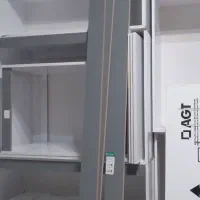 کابینت هایگلاس  سفید طوسی/استفاده نشده/دست دوم