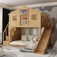 تخت خواب نوجوان و تخت دو طبقه کمد و ویترین نوزاد|تخت و سرویس خواب|مشهد, نوید|دیوار