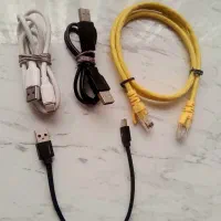 ۴عددکابل صوتی تصویری وموبایل و کامپیوتر نونو