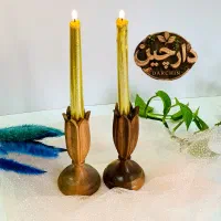 شمعدان طرح گل