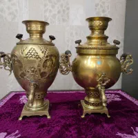 ۲ عدد سماور قدمت دار