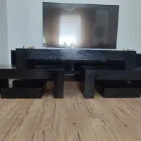میز تلویزیون چوبی