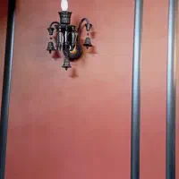 لوستر شیشه ای مشکی