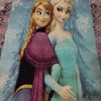 قالیچه اتاق کودک. طرح السا و انا. درحد نو