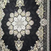 فرش نو ۶ متری طرح افشان زمینه سورمه ای ۷۰۰ شانه