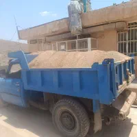 حمل ناخاله و مصالح ساختمانی و ماسه با نیسان کمپرسی