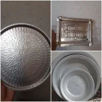 تعدادی ظروف روحی و استیل