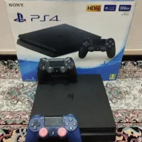 پی اس فور ps4 اسلیم دودسته درحدنو با بازی