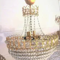 چهار عدد لوستر ست آبکاری طلا