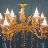 دو عدد لوستر جدید قیمت مناسب ۵ شاخه ده شعله