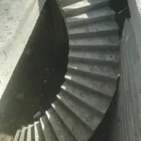 اجرای پله گرد