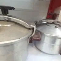 ۲ عدد زودپز سب فرانسه قدیمی  ۴ و ۶ لیتری