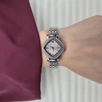 شیک خاص ظریف/ساعت زنانه لوزی شکل باگارانتی